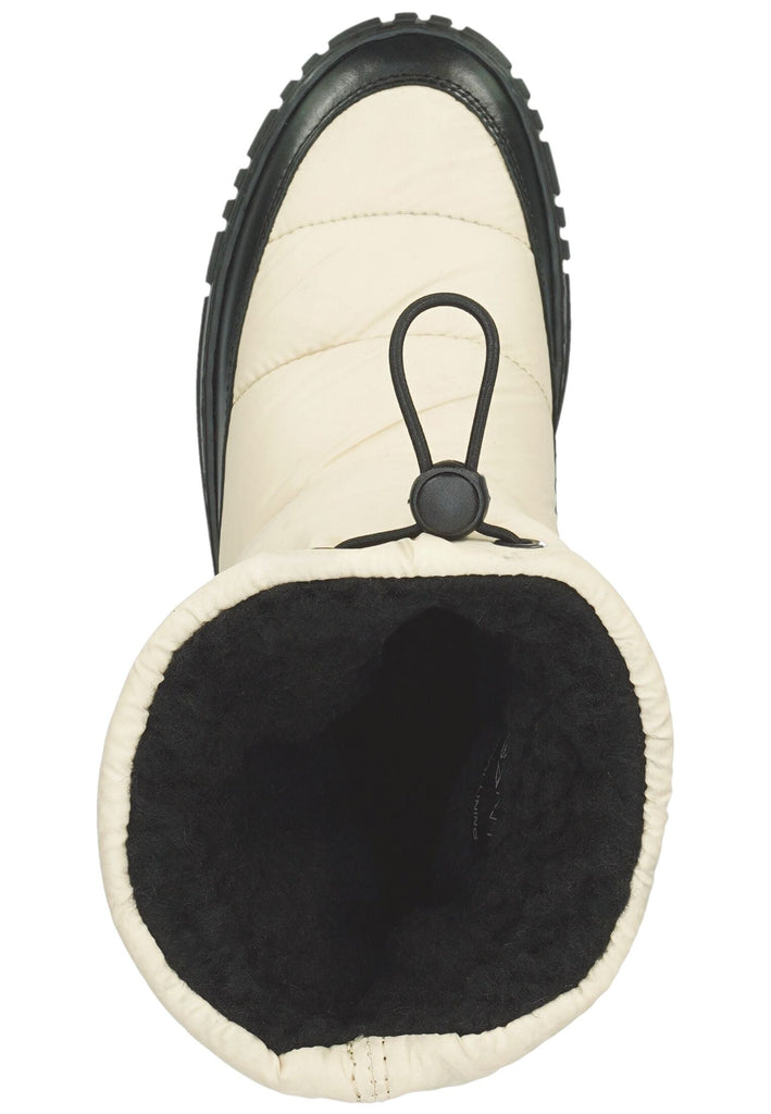 GANT Stiefelette Leder/Textil Schwarz/Beige