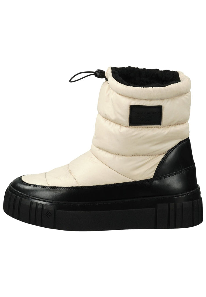 GANT Stiefelette Leder/Textil Schwarz/Beige