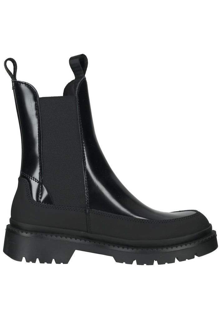 GANT Stiefelette Leder/Textil Schwarz Lack