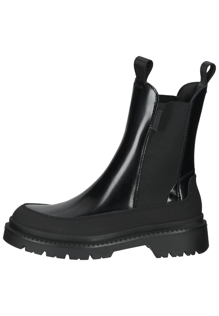 GANT Stiefelette Leder/Textil Schwarz Lack