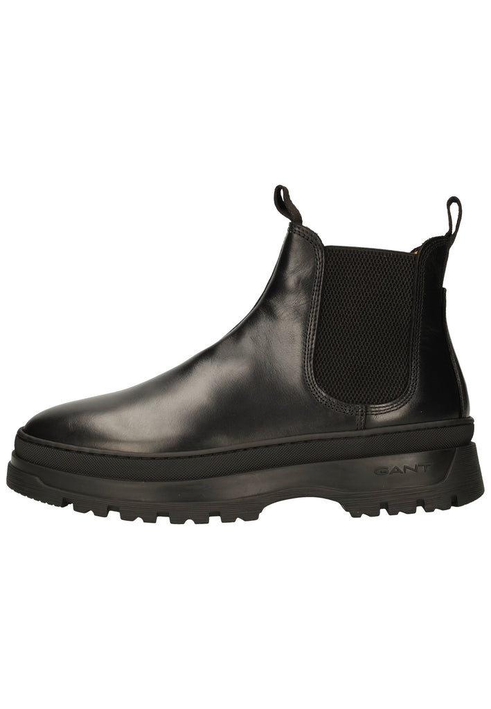 GANT Stiefelette Leder/Textil Schwarz Warmfutter