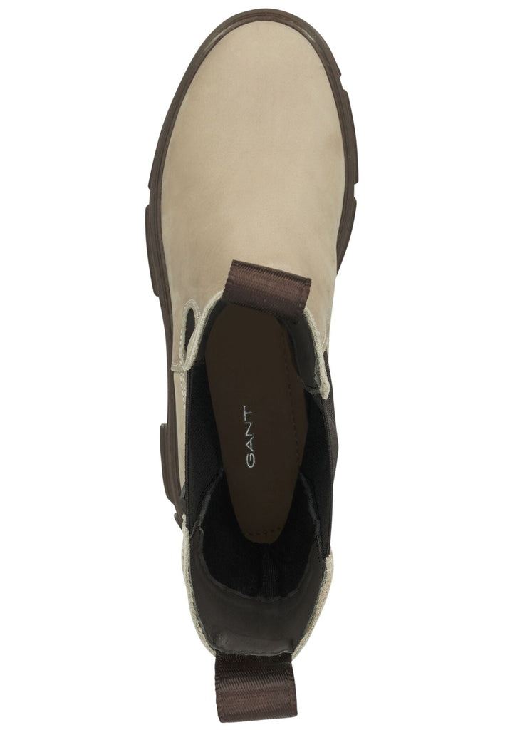 GANT Stiefelette Leder/Textil Taupe