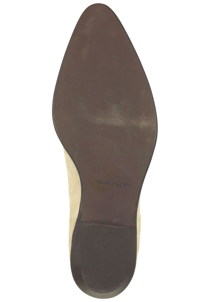 GANT Stiefelette Leder/Textil Taupe