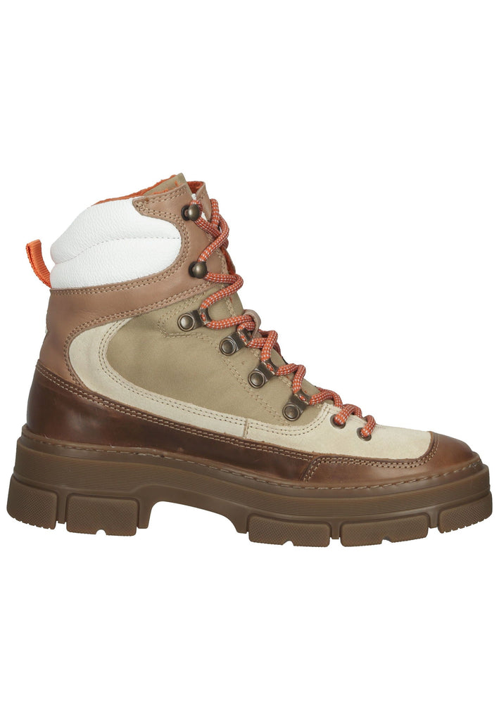 GANT Stiefelette Lederimitat/Nylon Dunkelbraun/Beige