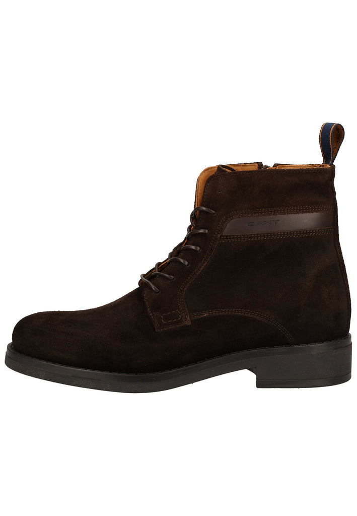 GANT Stiefelette Nubukleder Dunkelbraun
