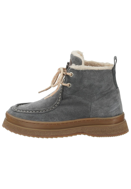 GANT Stiefelette Nubukleder Grau Warmfutter