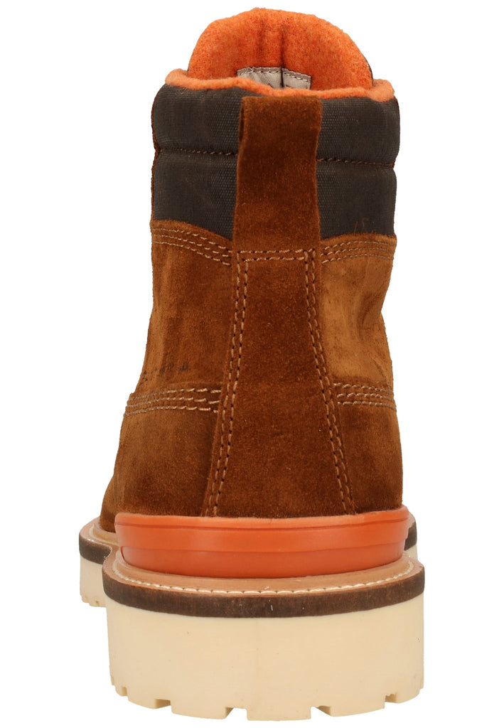 GANT Stiefelette Nubukleder/Textil Cognac