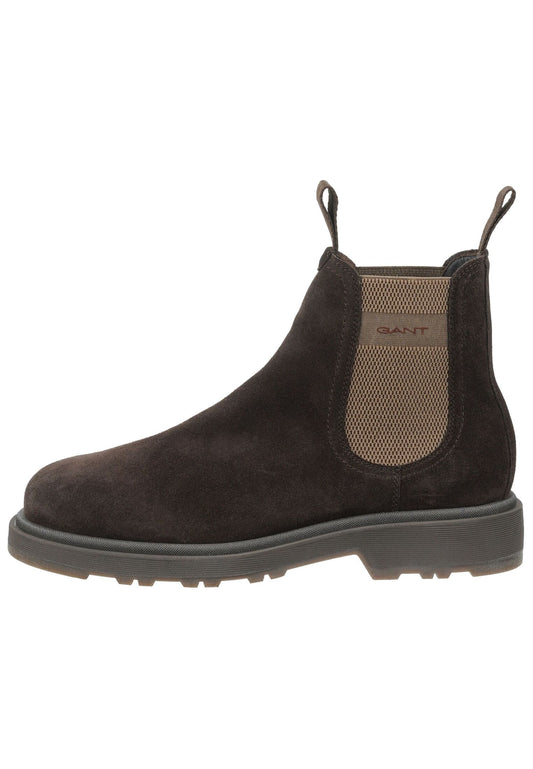GANT Stiefelette Nubukleder/Textil Espresso