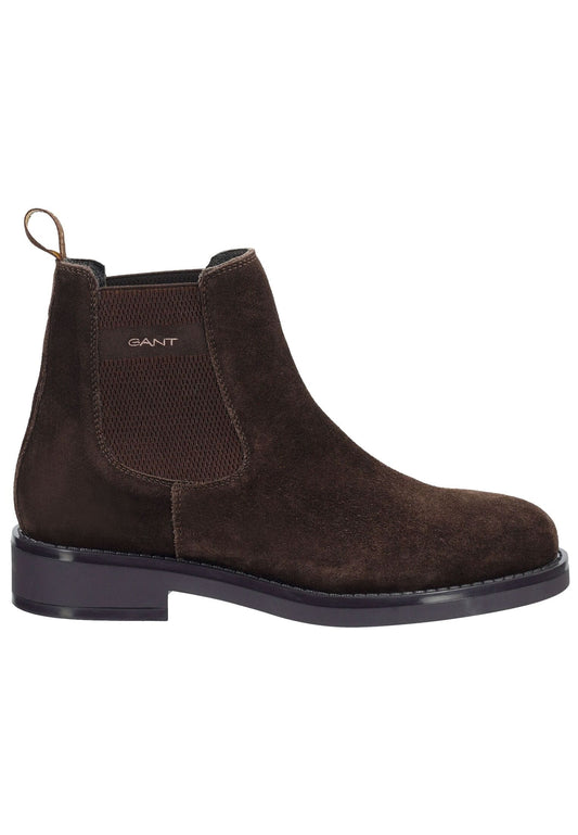 GANT Stiefelette Nubukleder/Textil Espresso
