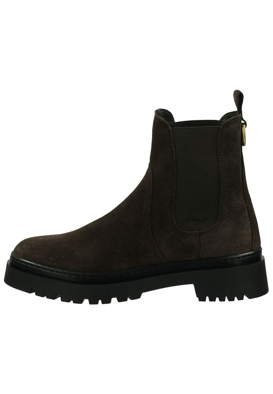 GANT Stiefelette Nubukleder/Textil Espresso
