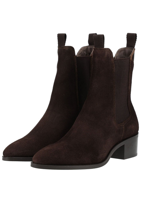 GANT Stiefelette Nubukleder/Textil Espresso