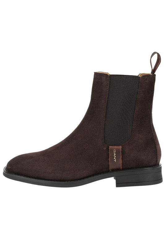 GANT Stiefelette Nubukleder/Textil Espresso