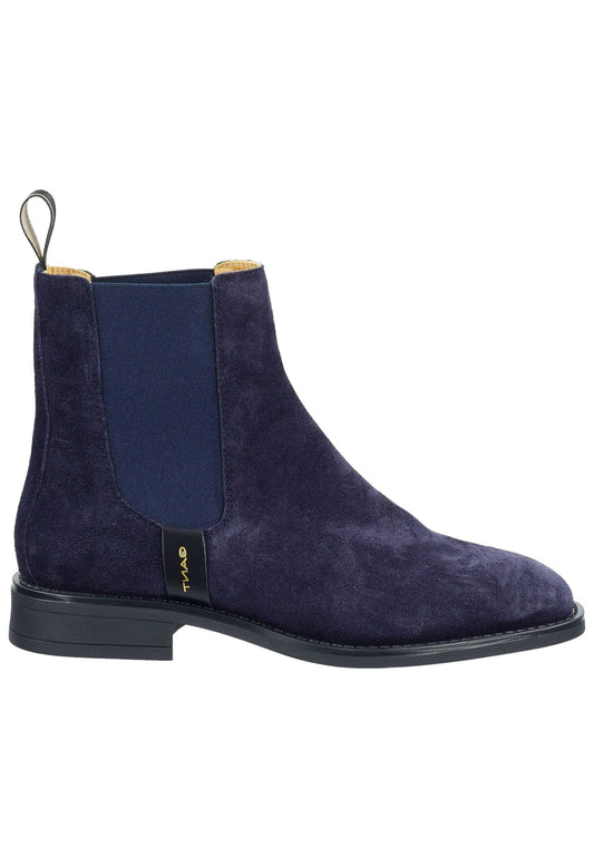 GANT Stiefelette Nubukleder/Textil Marine