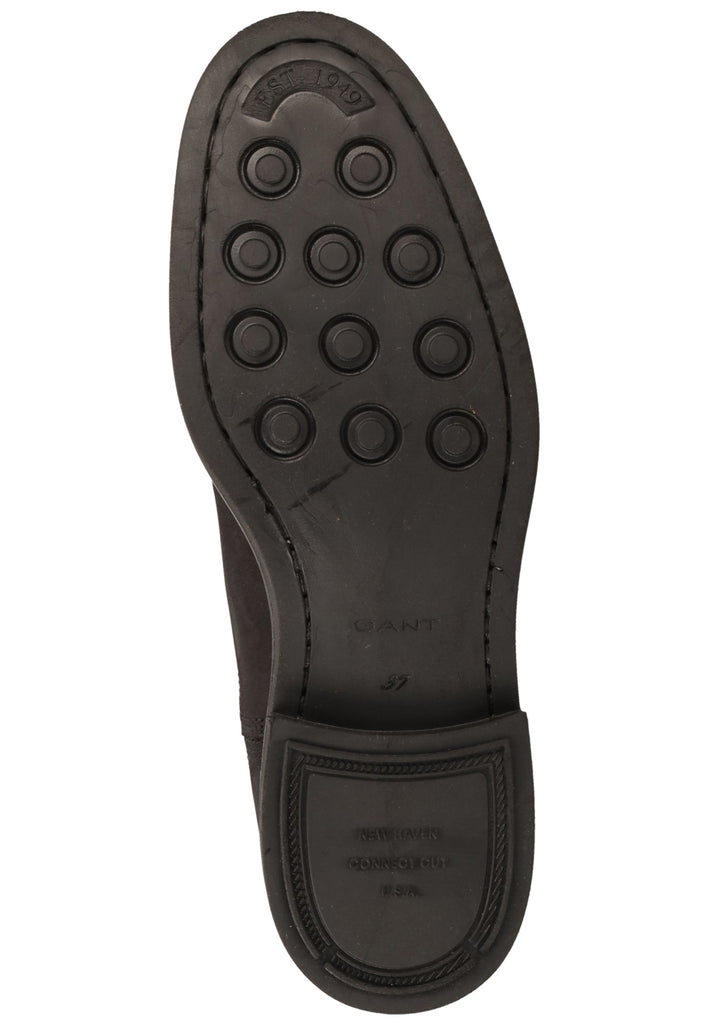 GANT Stiefelette Nubukleder/Textil Schwarz