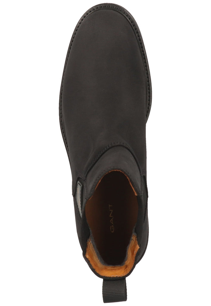 GANT Stiefelette Nubukleder/Textil Schwarz