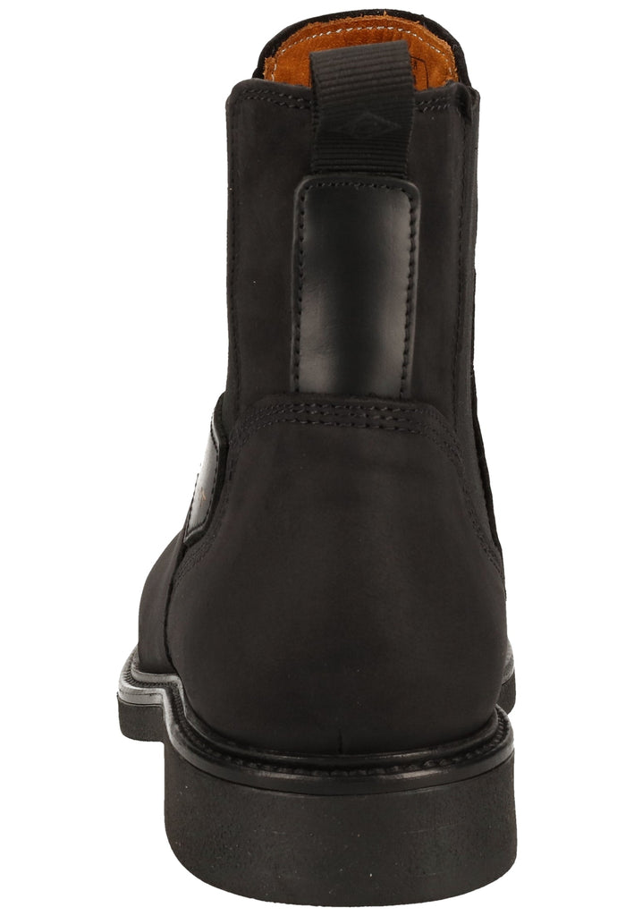 GANT Stiefelette Nubukleder/Textil Schwarz