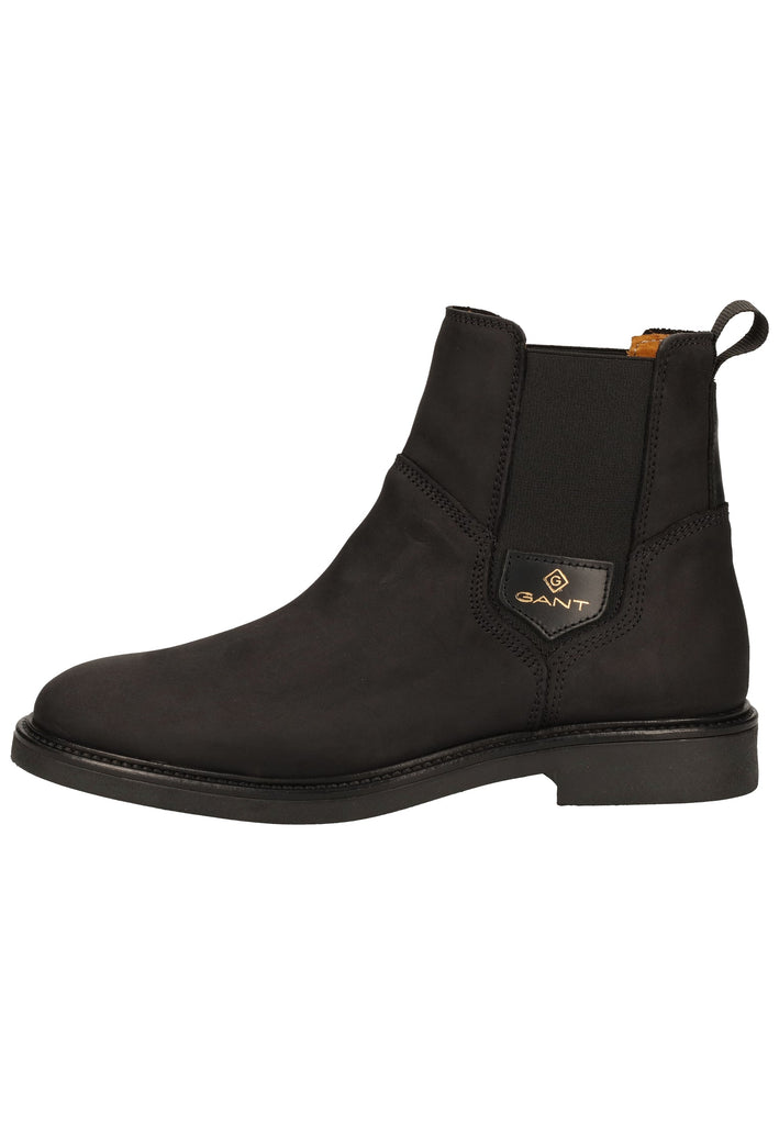 GANT Stiefelette Nubukleder/Textil Schwarz