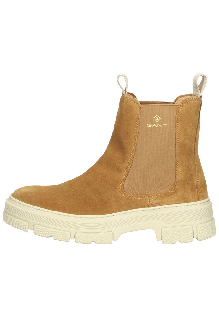 GANT Stiefelette Veloursleder Cognac