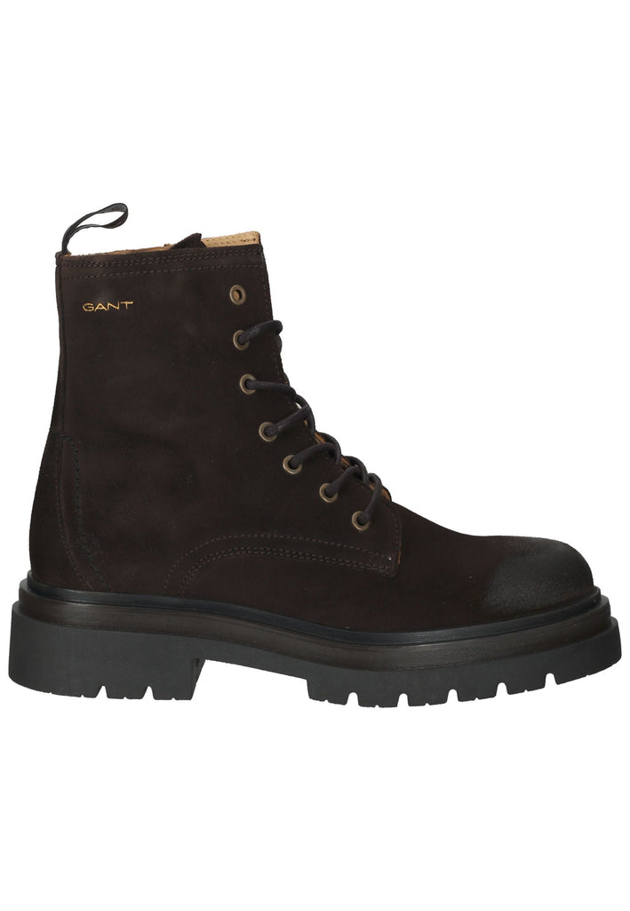 GANT Stiefelette Veloursleder Dunkelbraun