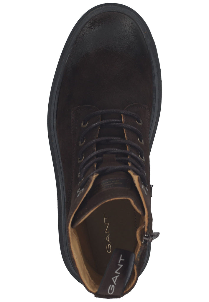 GANT Stiefelette Veloursleder Dunkelbraun