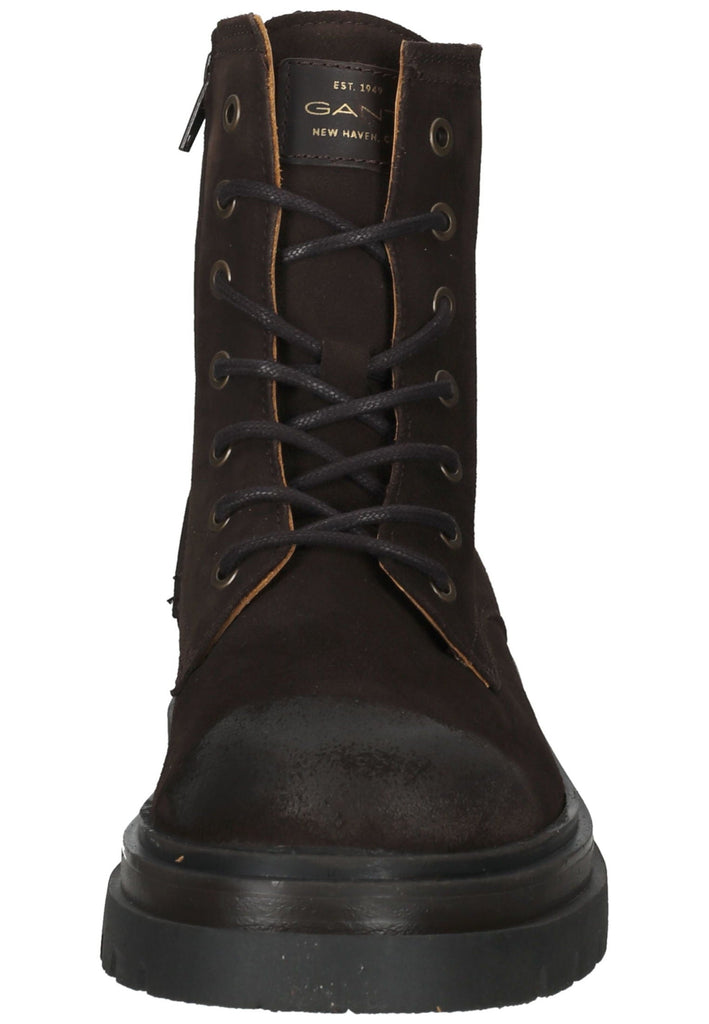 GANT Stiefelette Veloursleder Dunkelbraun