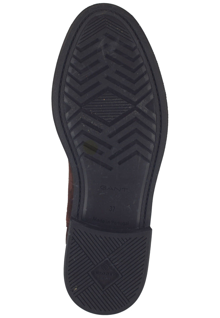 GANT Stiefelette Veloursleder Dunkelbraun