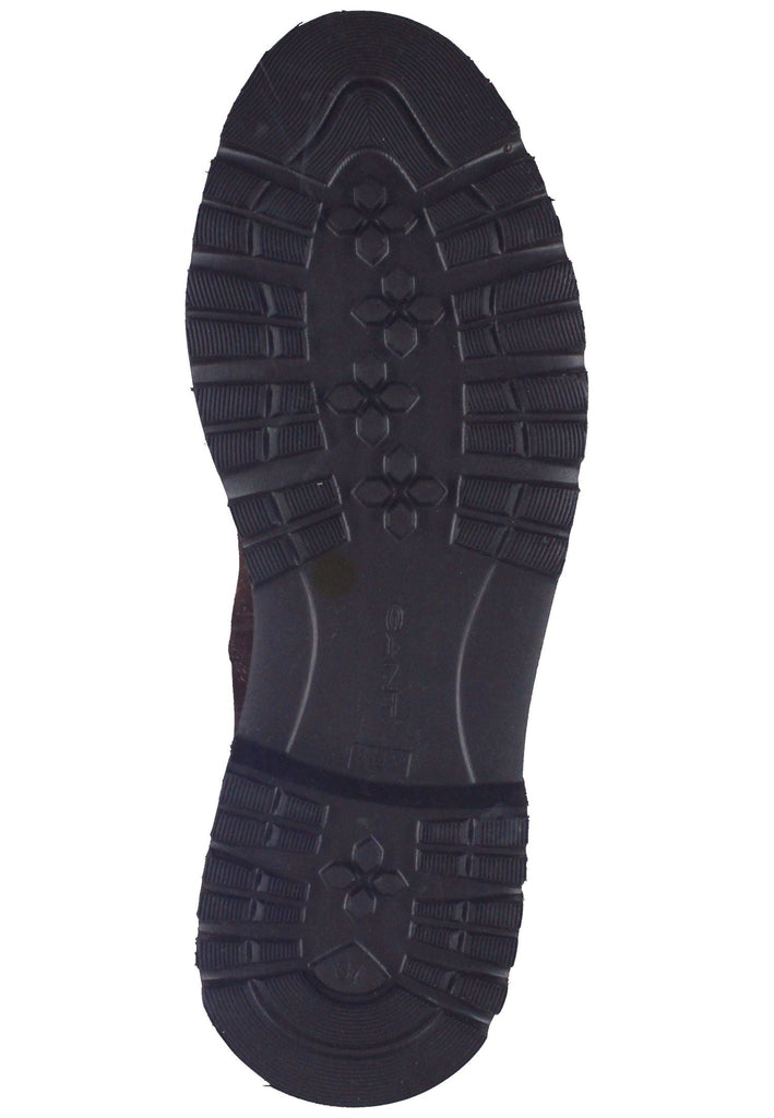 GANT Stiefelette Veloursleder Dunkelbraun