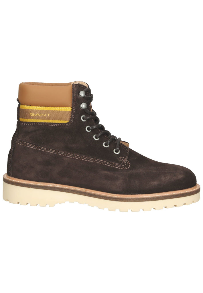 GANT Stiefelette Veloursleder Dunkelbraun