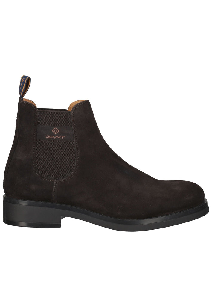 GANT Stiefelette Veloursleder Dunkelbraun