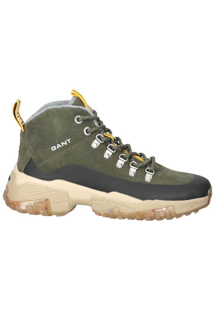 GANT Stiefelette Veloursleder Grün/Schwarz