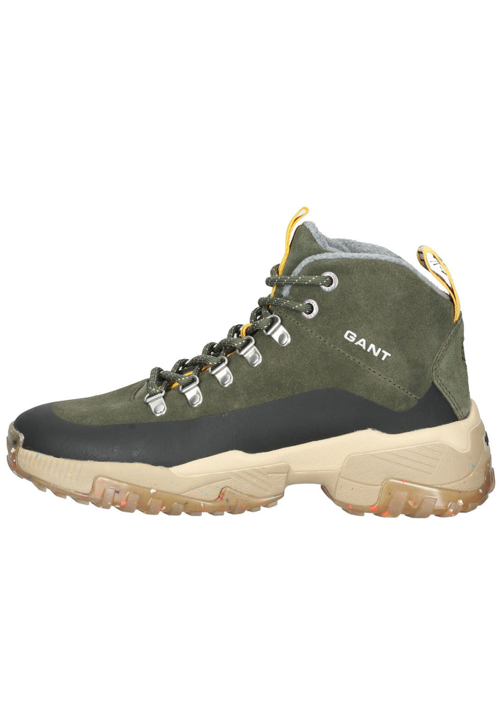 GANT Stiefelette Veloursleder Grün/Schwarz