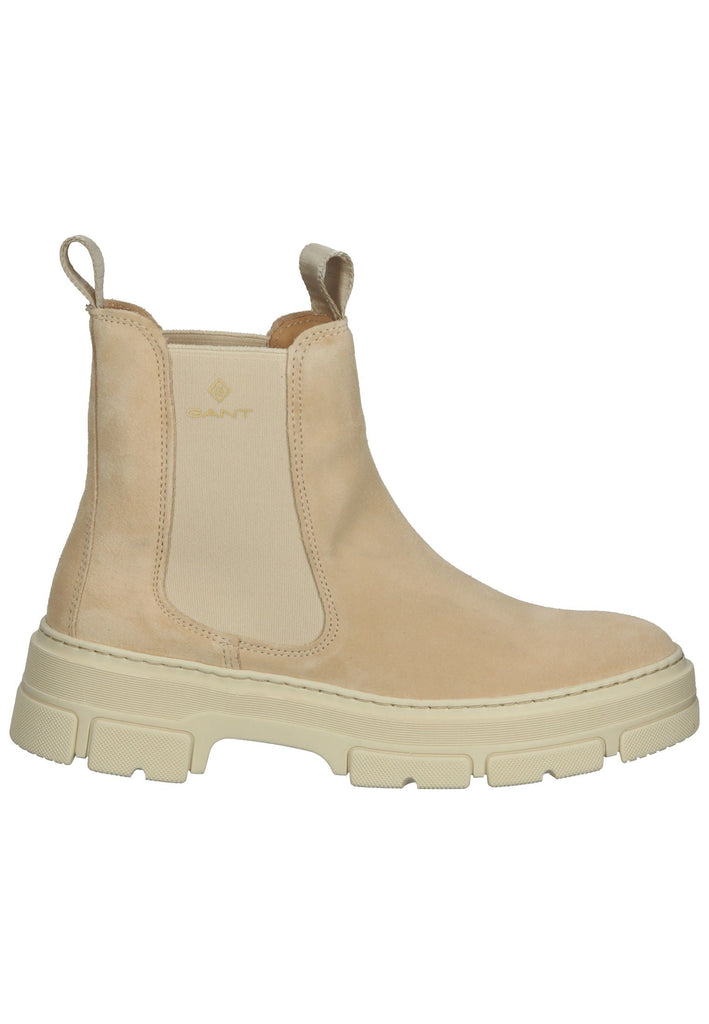 GANT Stiefelette Veloursleder Hellbeige