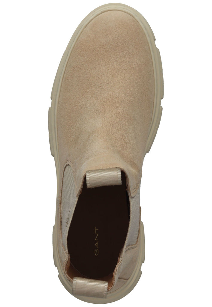 GANT Stiefelette Veloursleder Hellbeige