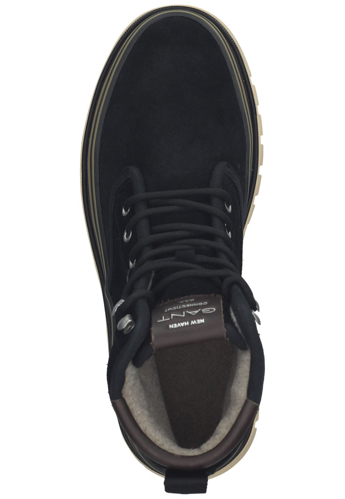 GANT Stiefelette Veloursleder Schwarz Warmfutter