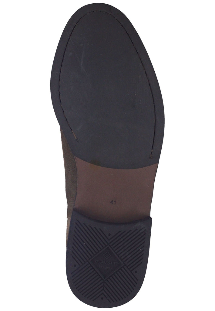 GANT Stiefelette Veloursleder Taupe