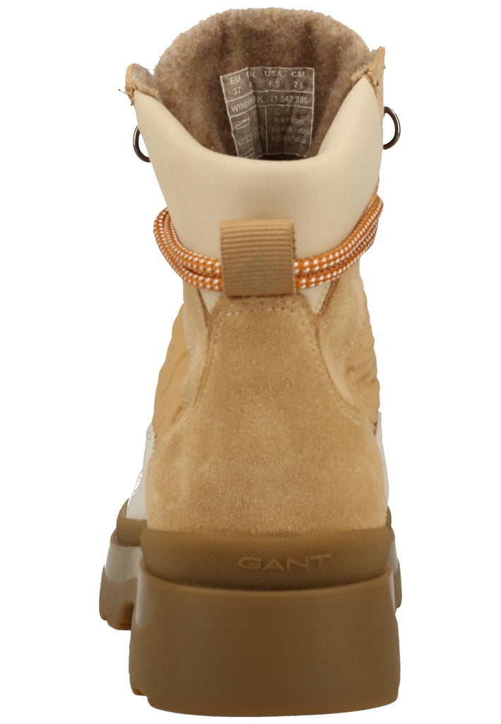 GANT Stiefelette Veloursleder/Textil Beige