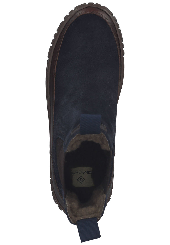GANT Stiefelette Veloursleder/Textil Braun/Blau