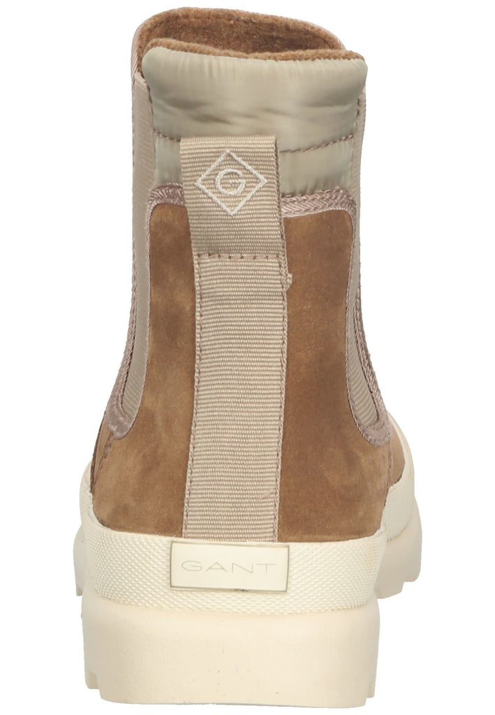 GANT Stiefelette Veloursleder/Textil Braun/Grün