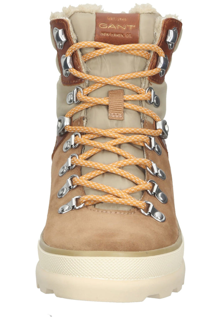 GANT Stiefelette Veloursleder/Textil Braun/Grün Warmfutter