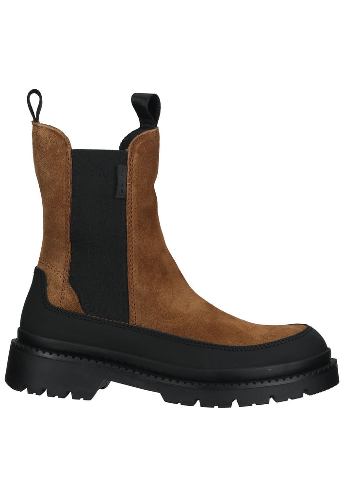 GANT Stiefelette Veloursleder/Textil Cognac