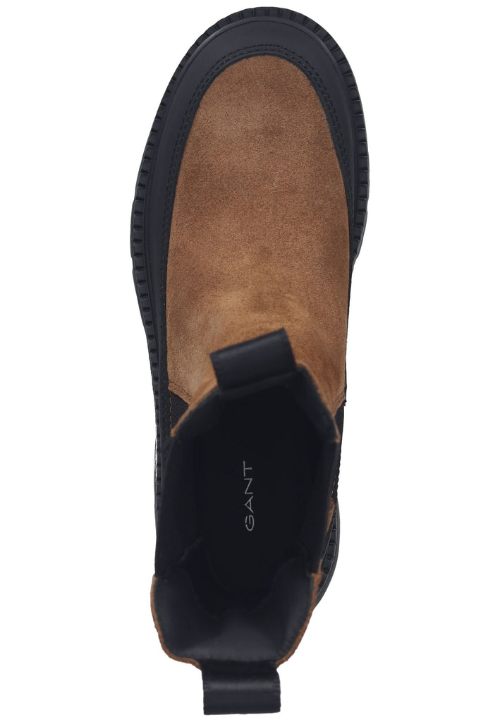 GANT Stiefelette Veloursleder/Textil Cognac