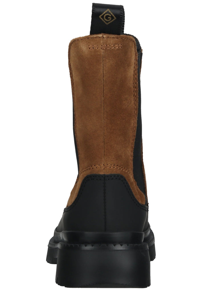 GANT Stiefelette Veloursleder/Textil Cognac