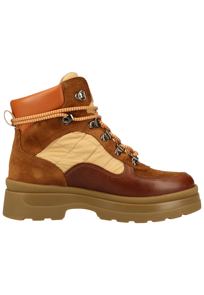 GANT Stiefelette Veloursleder/Textil Cognac