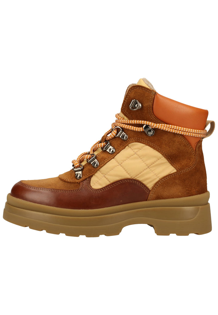 GANT Stiefelette Veloursleder/Textil Cognac