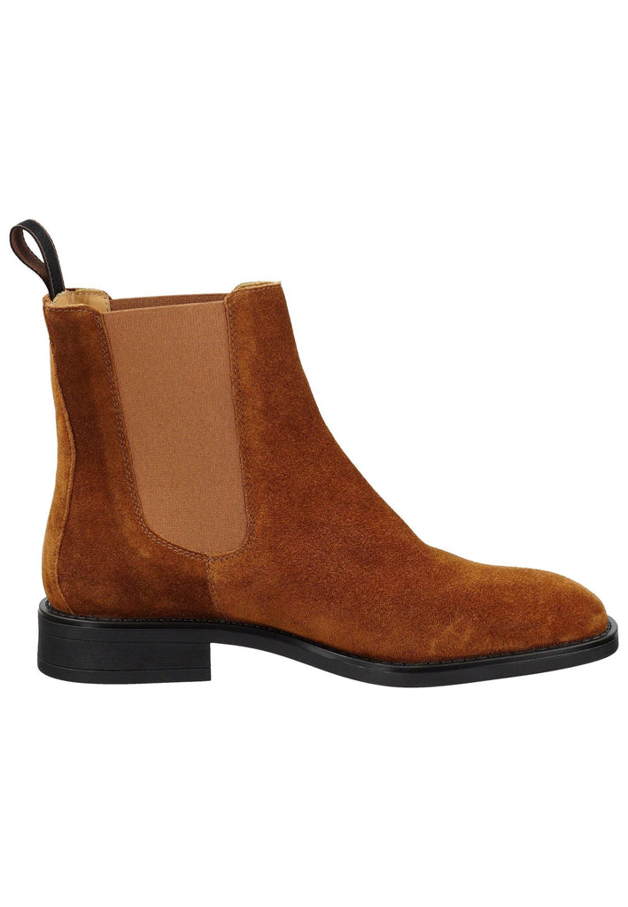 GANT Stiefelette Veloursleder/Textil Cognac