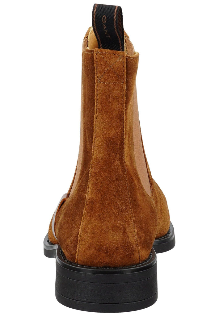 GANT Stiefelette Veloursleder/Textil Cognac