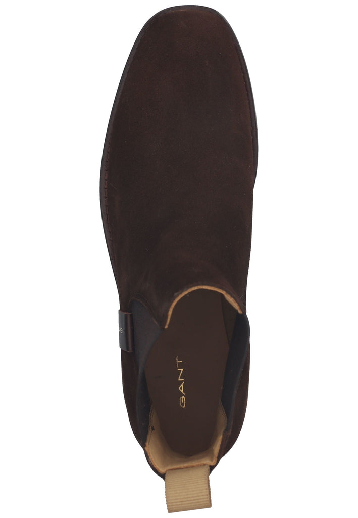 GANT Stiefelette Veloursleder/Textil Dunkelbraun