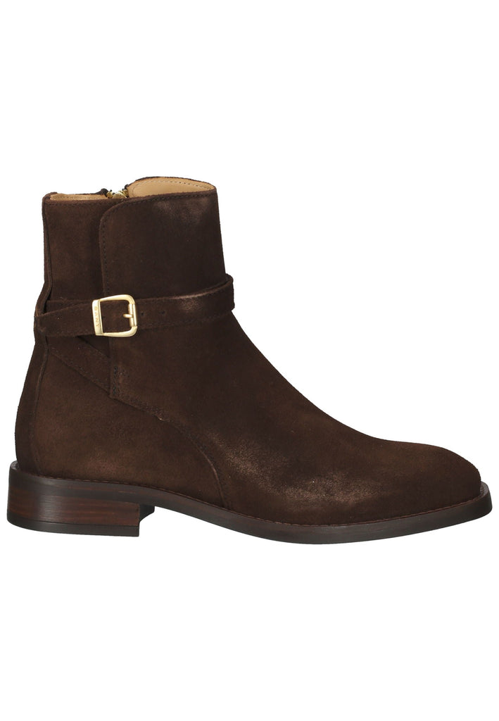 GANT Stiefelette Veloursleder/Textil Dunkelbraun