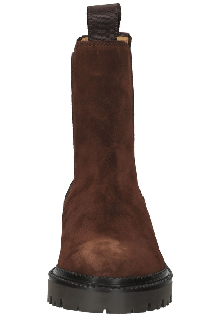 GANT Stiefelette Veloursleder/Textil Dunkelbraun