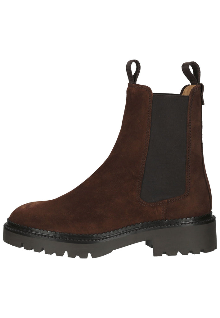 GANT Stiefelette Veloursleder/Textil Dunkelbraun
